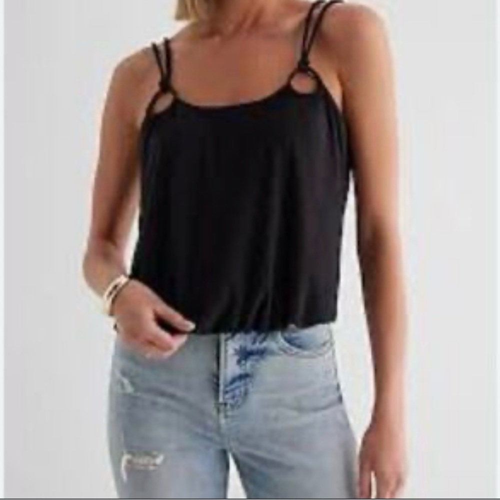 Express Black Spaghetti Strap Top